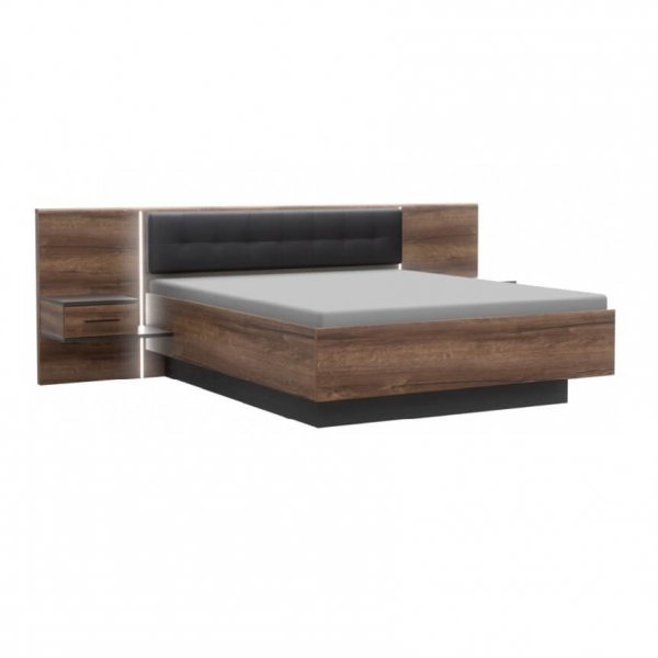 ŁÓŻKO + SZAFKI NOCNE BLQL181B (BELLEVUE) ŁÓŻKO + SZAFKI NOCNE BLQL181B (BELLEVUE)